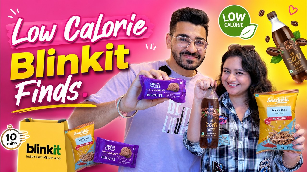 Testing VIRAL Low Calorie Blinkit Snacks! (Are They Actually Good? | Life of Paetoo @lifeofpaetoo