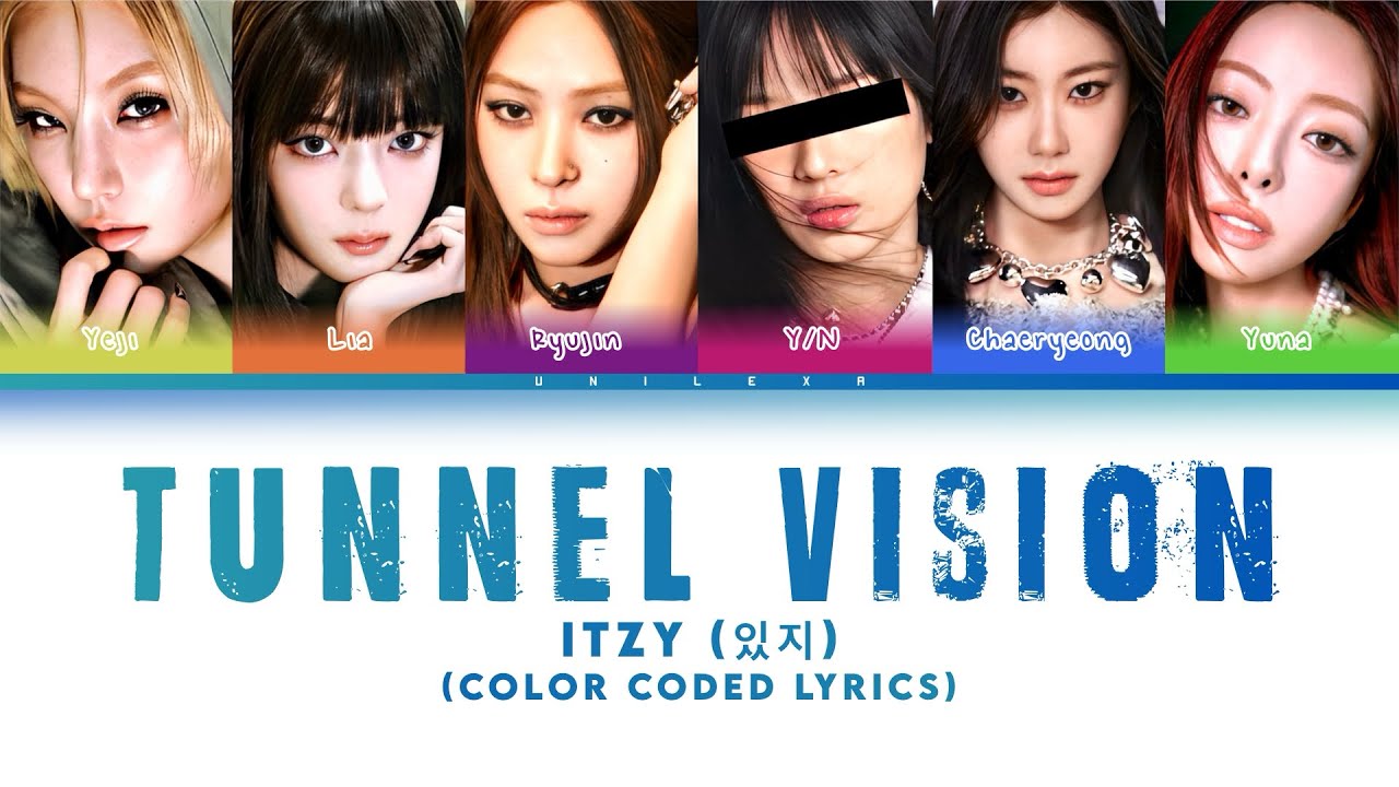 ITZY (있지) “Tunnel Vision” // KARAOKE // [Color Coded Lyrics] (6 Members/You as member)