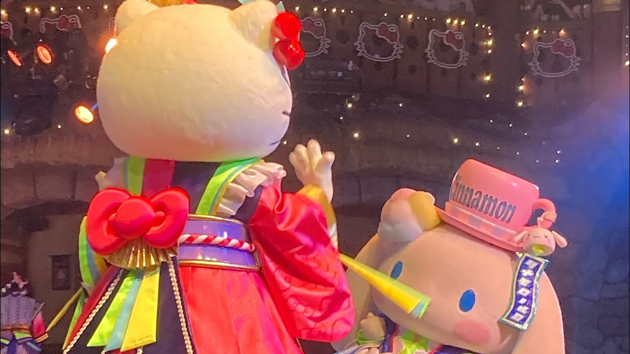【スク下遅番の眺め】ピューロランドネオナツマツリに行ってきました！#sanrio #サンリオ