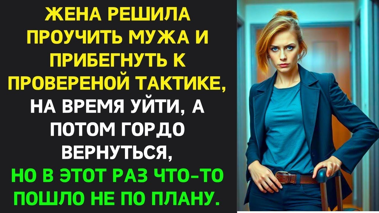 Жена решила ПРОУЧИТЬ мужа, уйдя на время, чтобы вернуться С ТРИУМФОМ, но всё пошло НЕ ПО ПЛАНУ