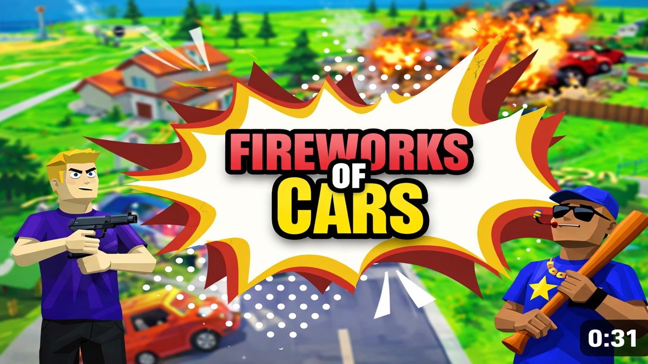 Dude Theft Wars | Fireworks of Cars | Feature