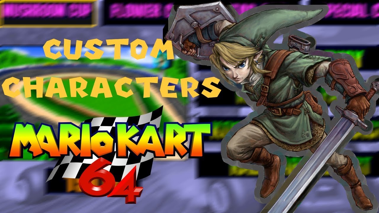 Mario Kart 64 Custom Characters: Link!! (#1)