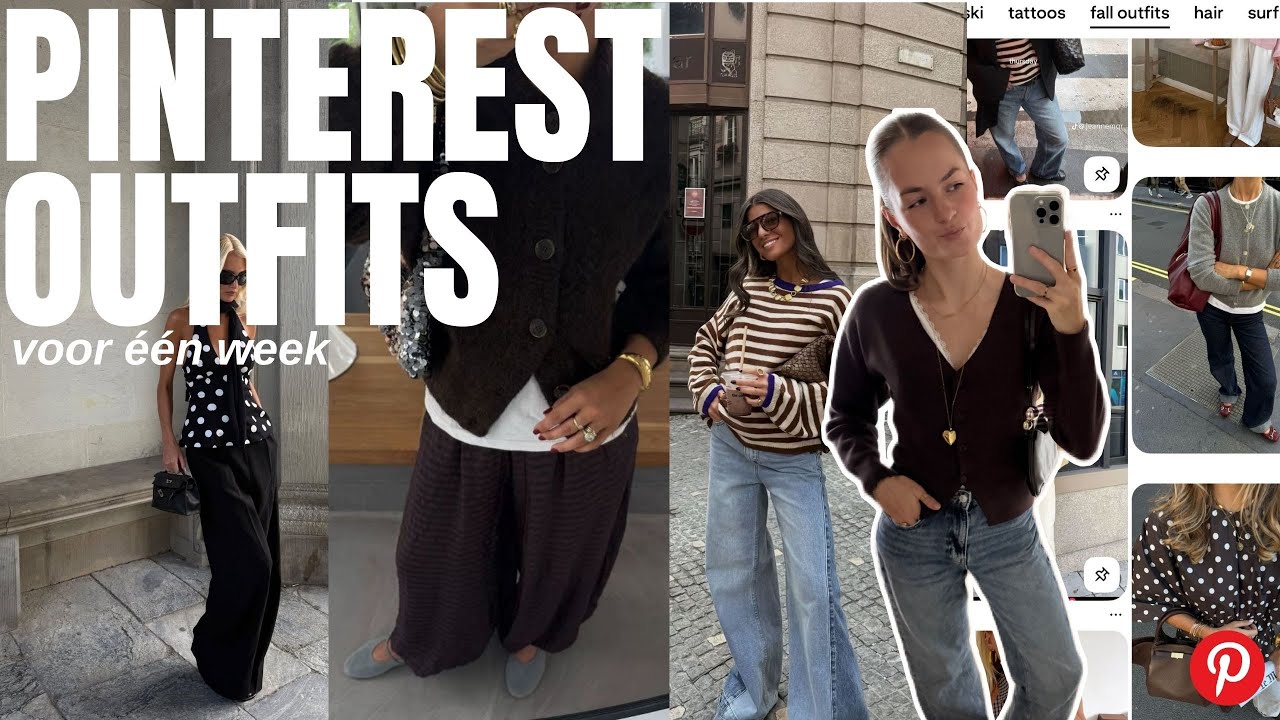 ÉÉN WEEK PINTEREST MIJN OUTFITS LATEN BEPALEN 🤎 fall outfits | pinterest 