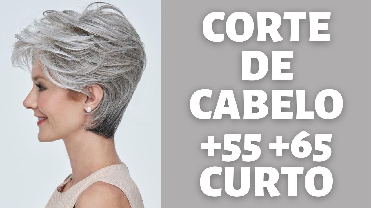 CORTE DE CABELO CURTO 2022 PARA SENHORAS +55-60-65 ANOS - CORTE CABELO 2022 FEMININO - LISA BELEZA