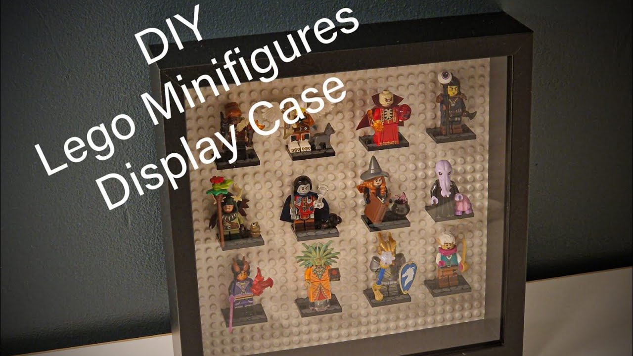 DIY Lego Minifigures Display Case