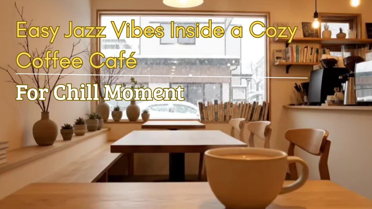 Easy Jazz Vibes Inside a Cozy Coffee Café, Relaxing Smooth Café Jazz Instrumental for Work & Study
