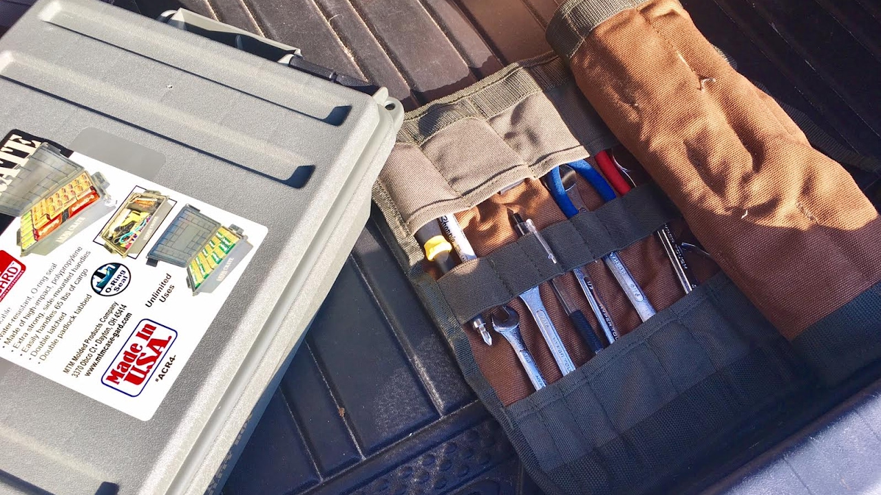 Tool Roll Trunk Survival Kit