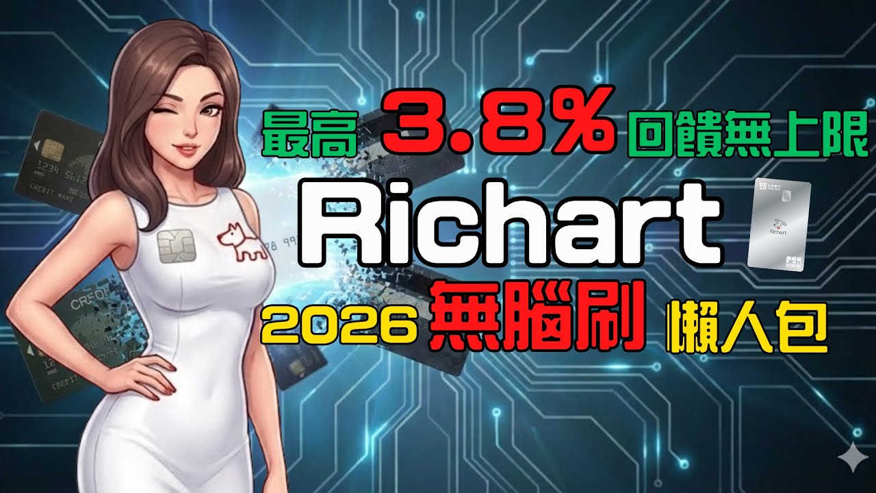 【小資族神卡！台新Richart卡最高3.8%回饋無上限】2026無腦懶人包 | CPMAN