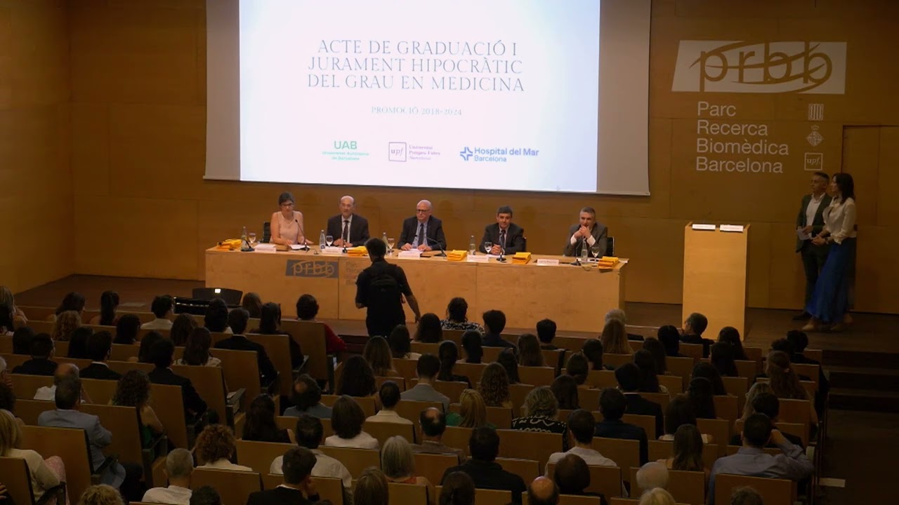 Acte de graduació i Jurament Hipocràtic del grau en Medicina (promoció 2024)