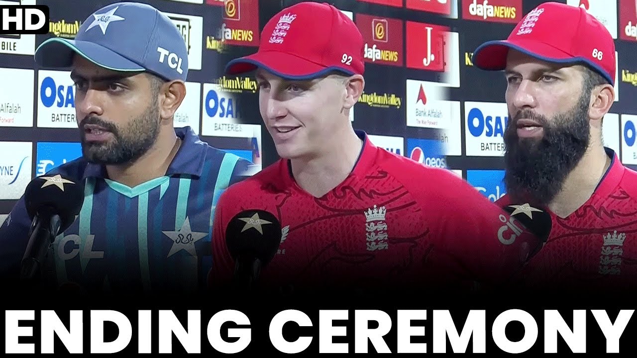 Ending Ceremony | Pakistan vs England | 3rd T20I 2022 | PCB | MU2L