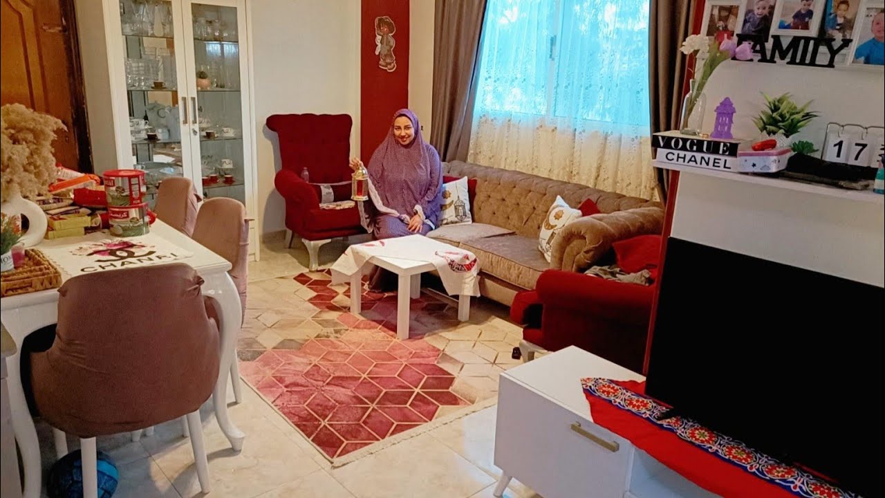 فرشت الشقة لاستقبال رمضان🌛 يا حلاوة وخير شهر رمضان