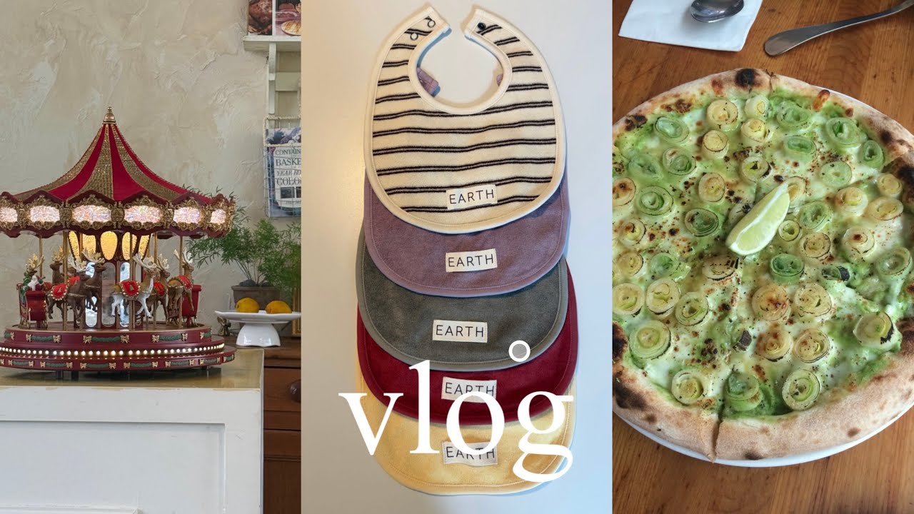 [임산부vlog]19w~20w 생일주간.지그재그쇼핑.안성팜랜드.얼쓰빕.대파피자