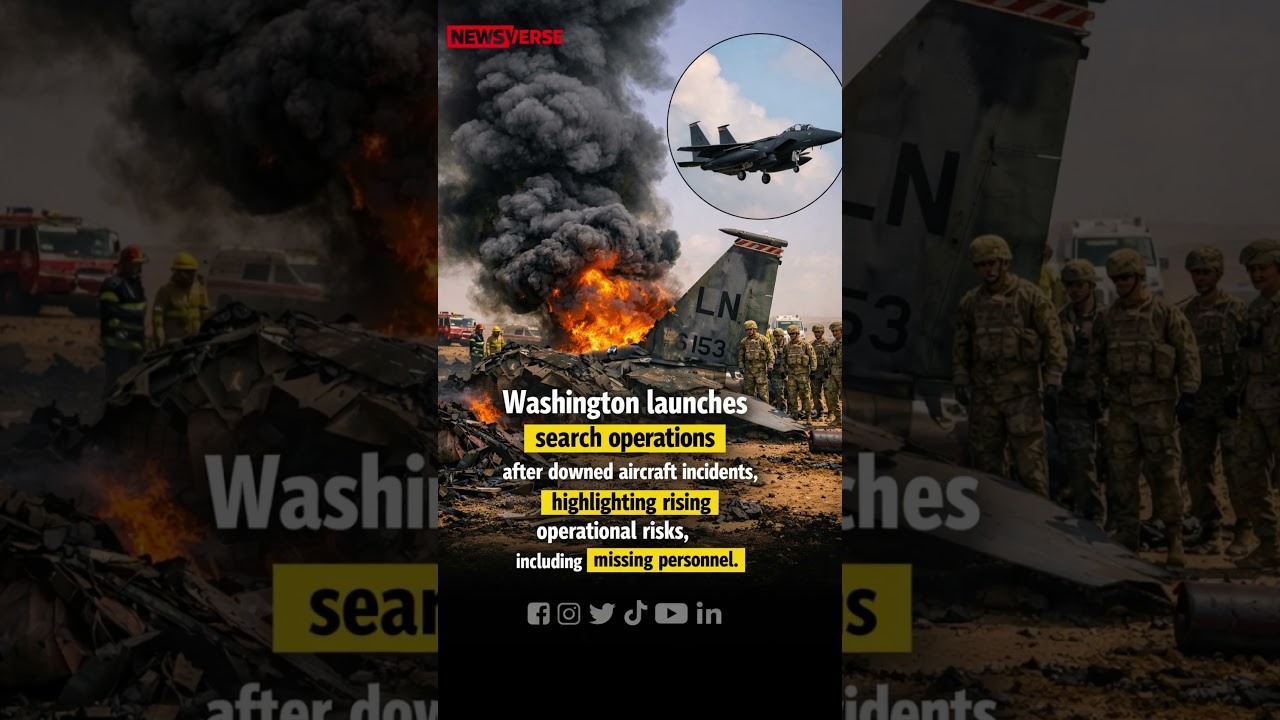 U.S. Launches Search After Downed Aircraft, Missing Personnel Reported