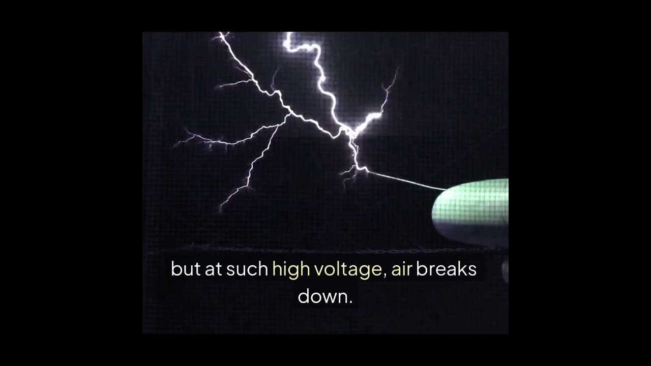 Why Lightning Has MILLIONS of Volts 🌩️⚡ | Explained in 60 Seconds #electrobasics #ece #electric