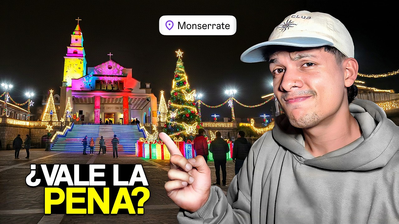 EL ALUMBRADO de MONSERATE en NAVIDAD 2025.. ¡INCREIBLE! 😱