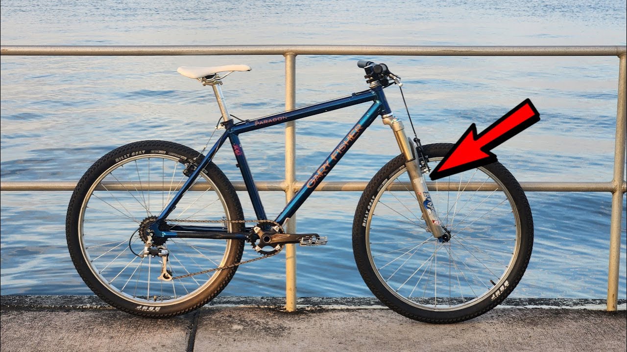 Fox 32 fork on 1996 Gary Fisher mountain bike