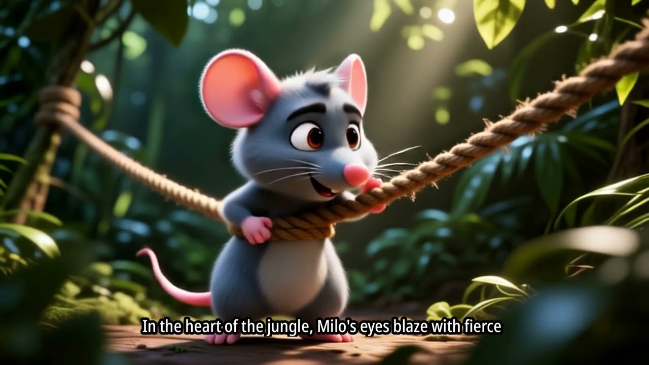 Kids Story of a Lion and the Jungle World