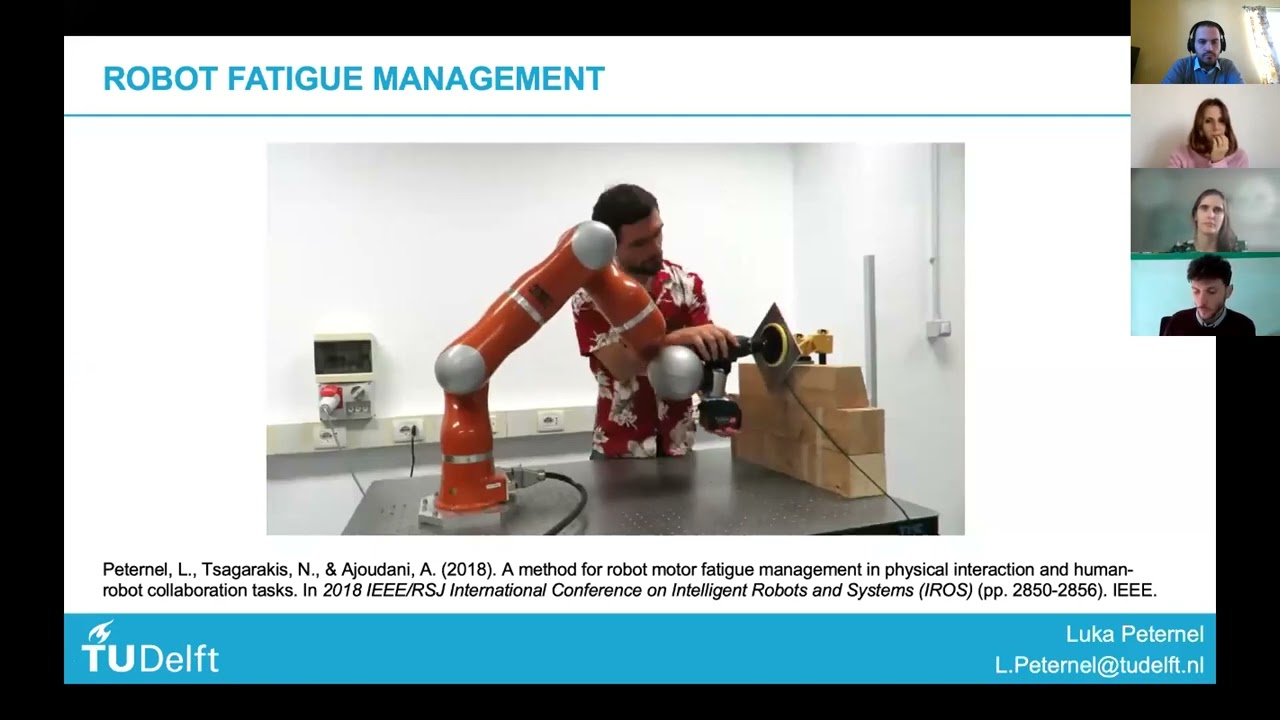 Luka Peternel - Ergonomic control of human robot co-manipulation