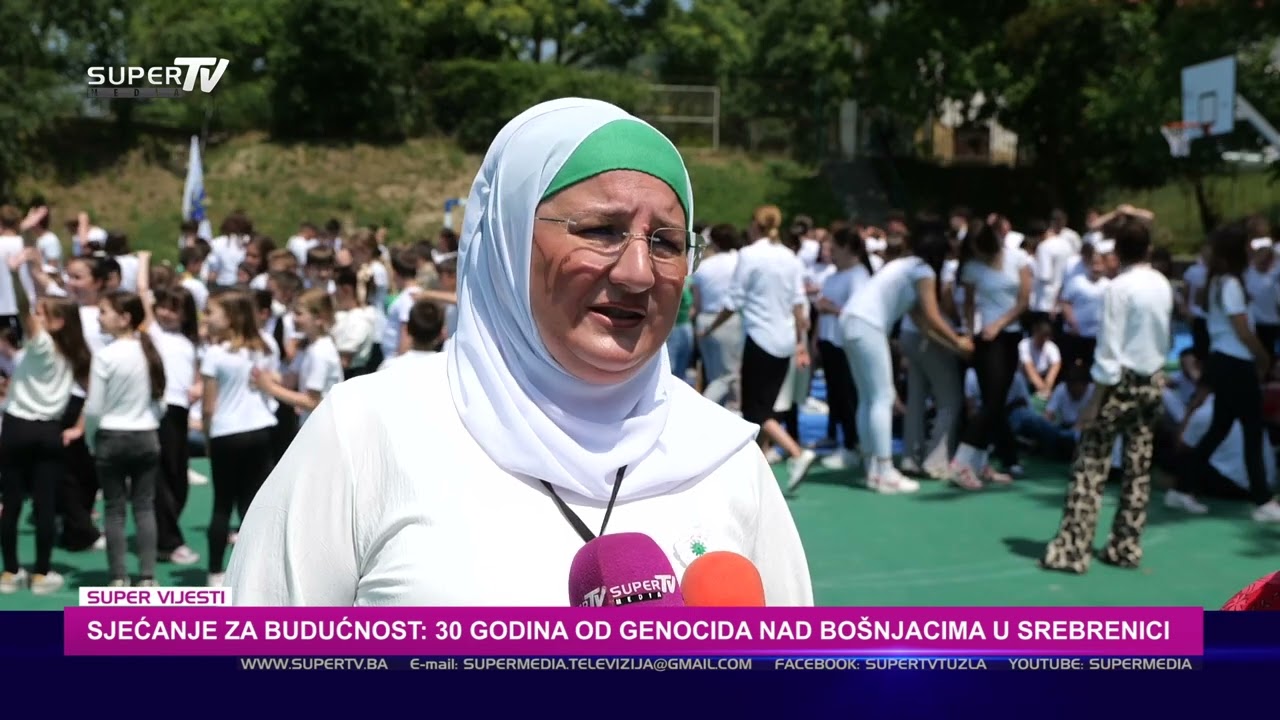 Sjećanje na Srebrenicu - OŠ Brčanska Malta Tuzla - Super TV