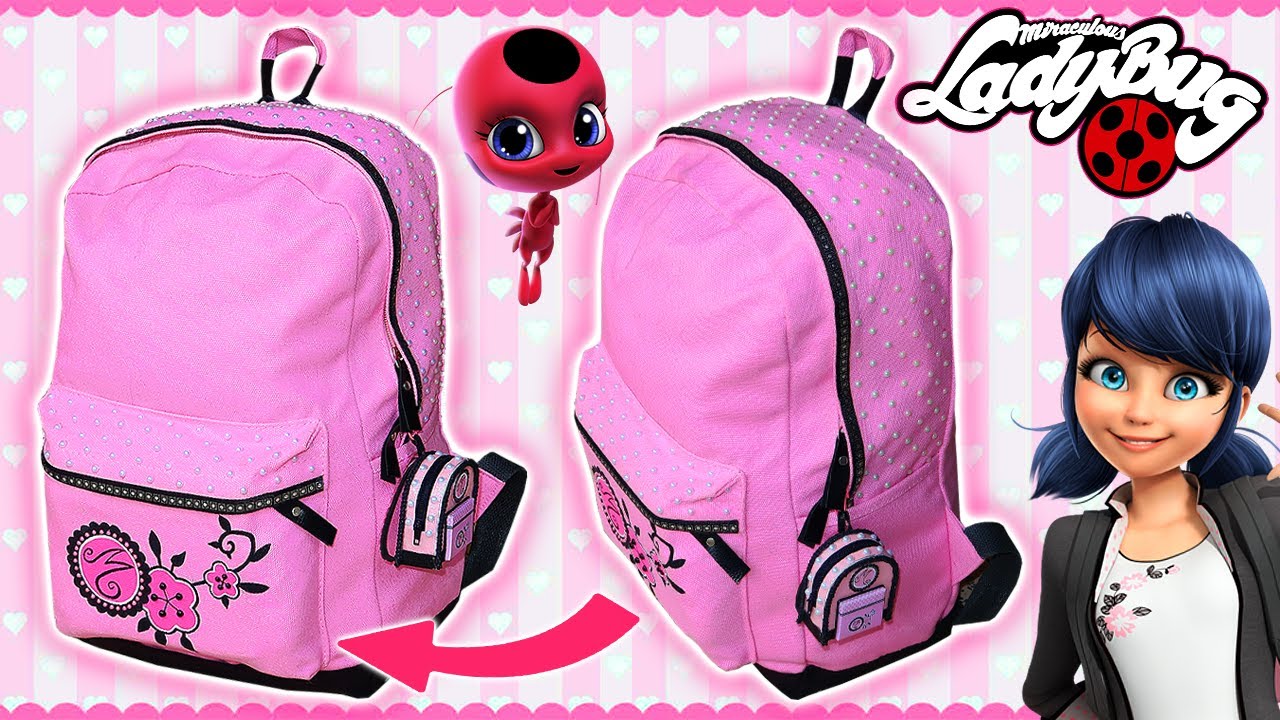 🌸Tutorial: Haz tu propia mochila de Marinette de la serie Miraculous Ladybug 🌸