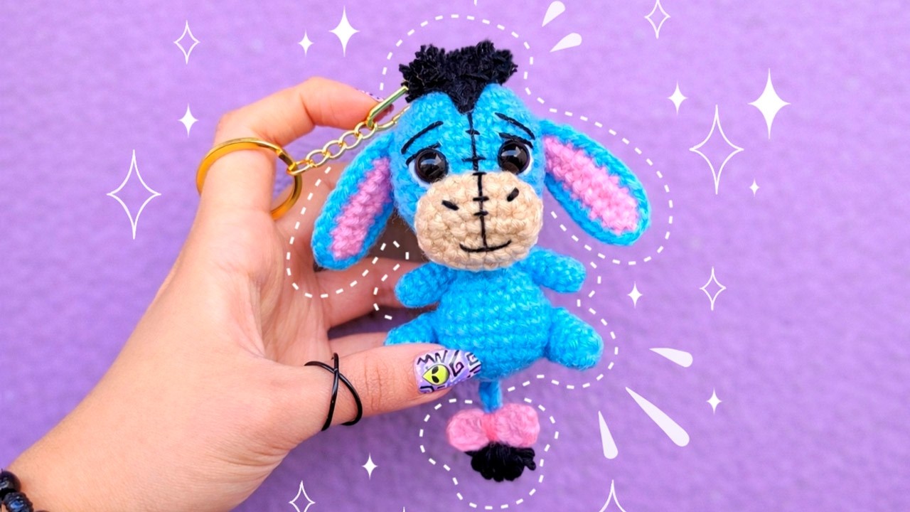 Tutorial Amigurumi de Igor de Winnie Pooh💜✨