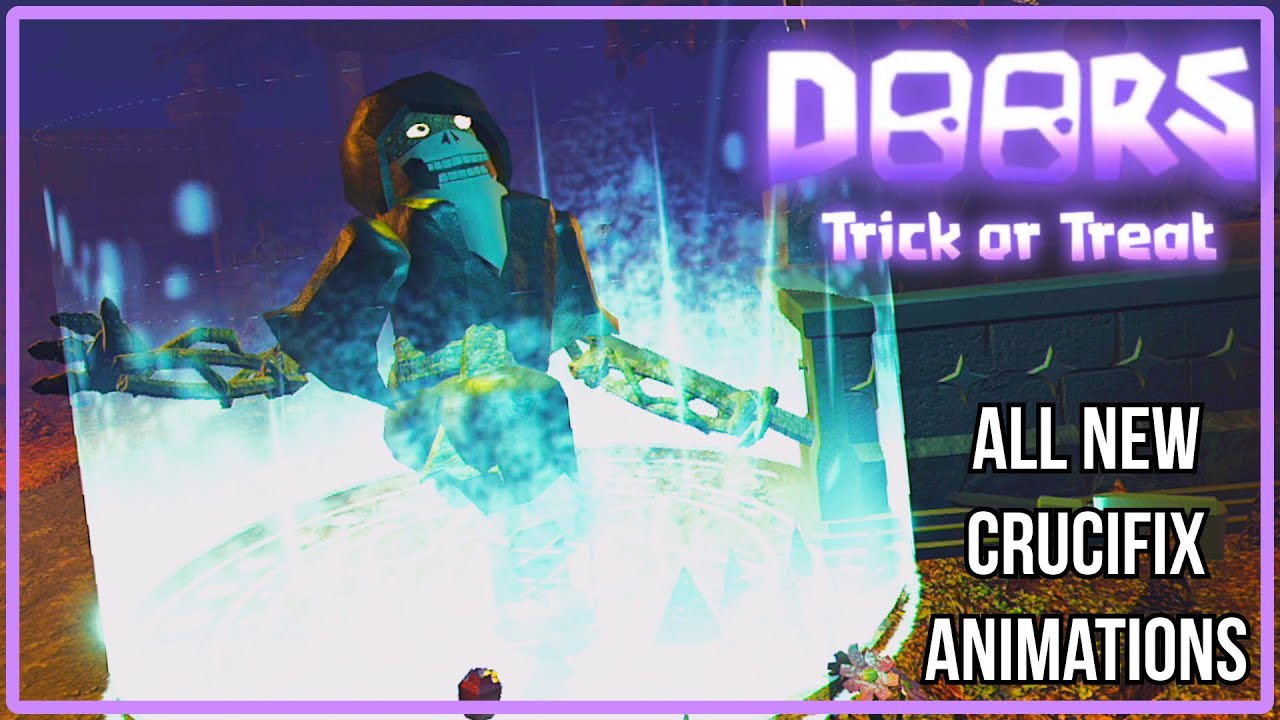 All New Crucifix Animations - Roblox DOORS: Trick or Treat Update