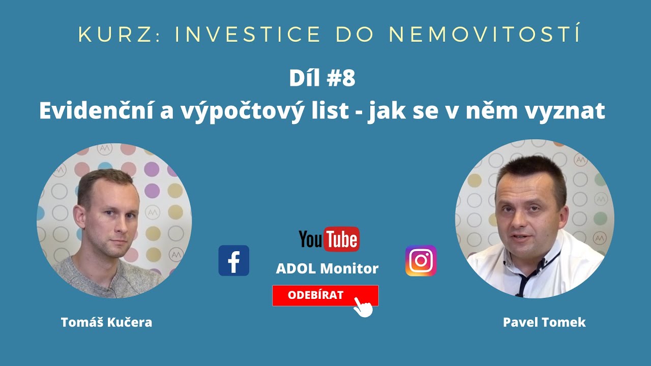 Kurz: 8. díl - Evidenční a výpočtový list - jak se v nich vyznat