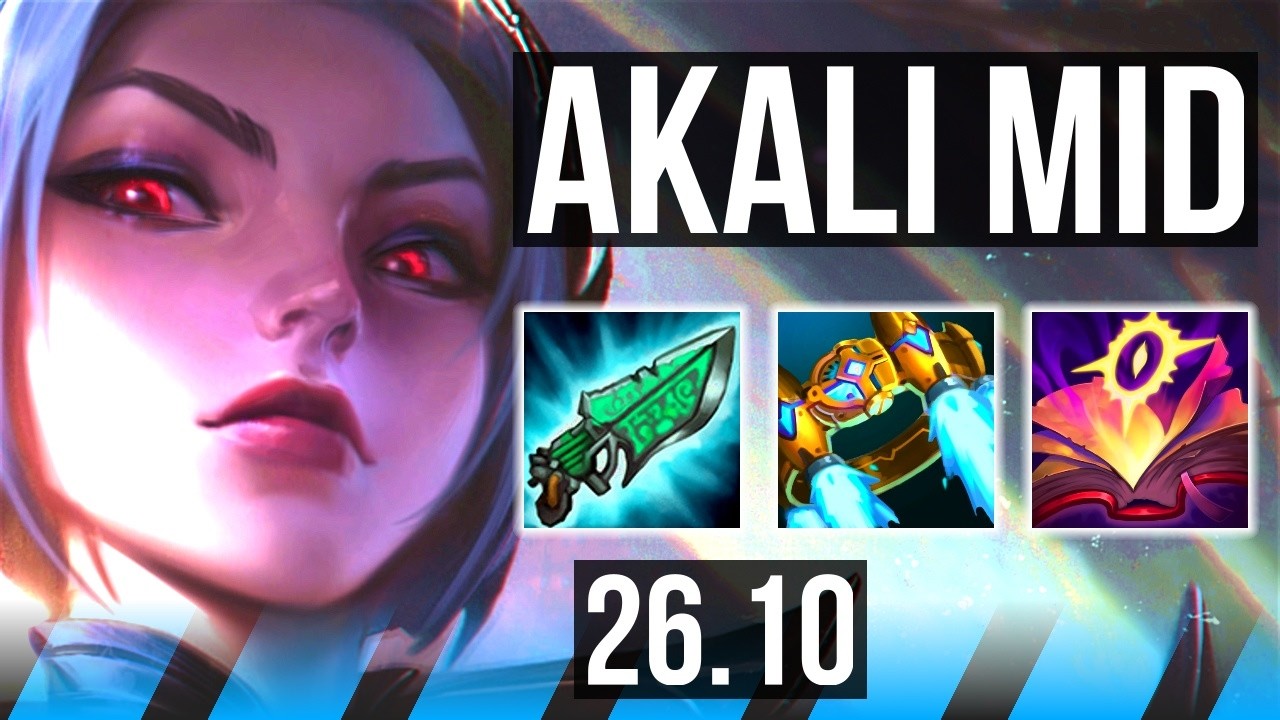 AKALI vs FIZZ (MID) | Perfect KDA: 15/0/5 | KR Master | 26.10