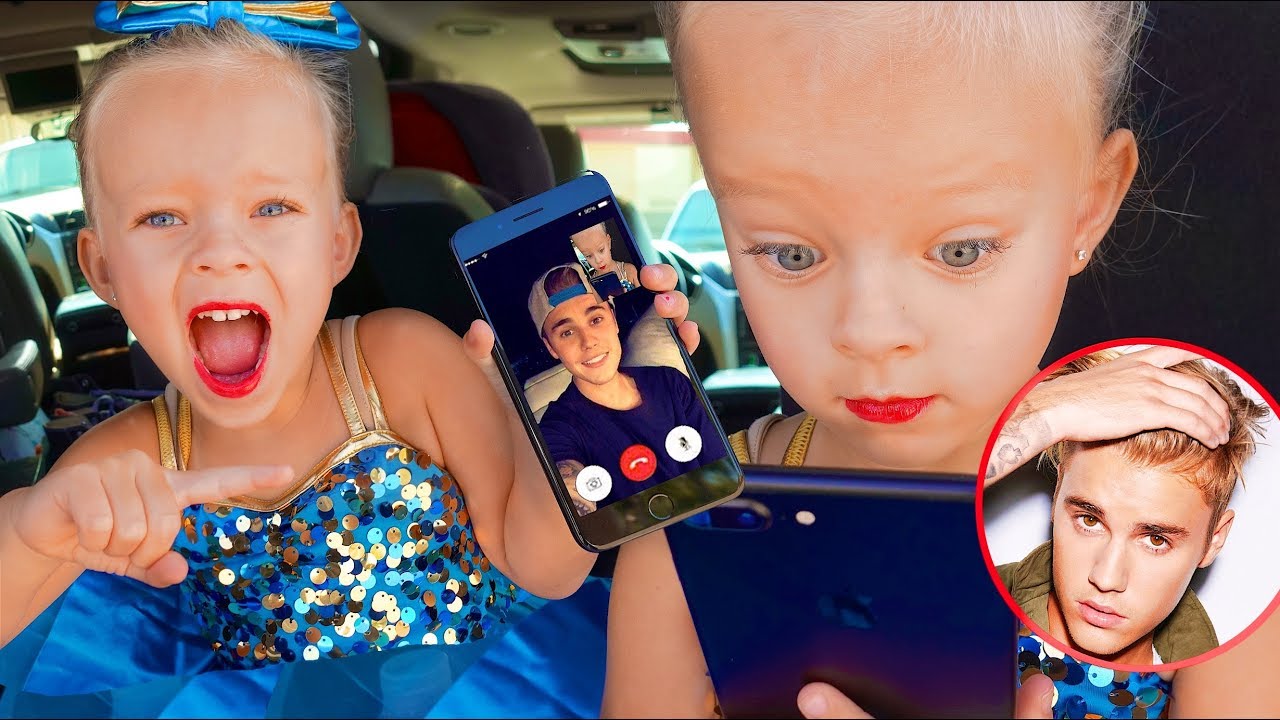 4 YEAR OLD GETS FACETIME CALL FROM JUSTIN BIEBER!