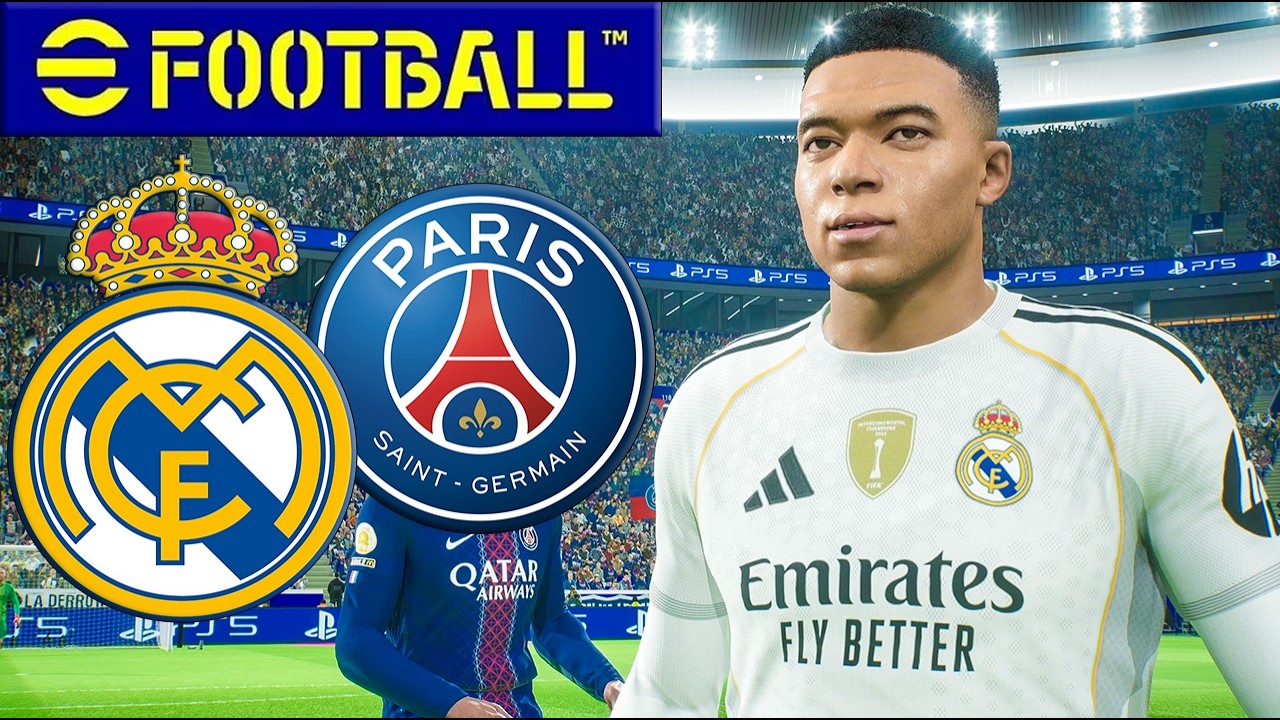 Real Madrid vs PSG | UEFA Champions League | Gameplay Réaliste | eFootball 2026