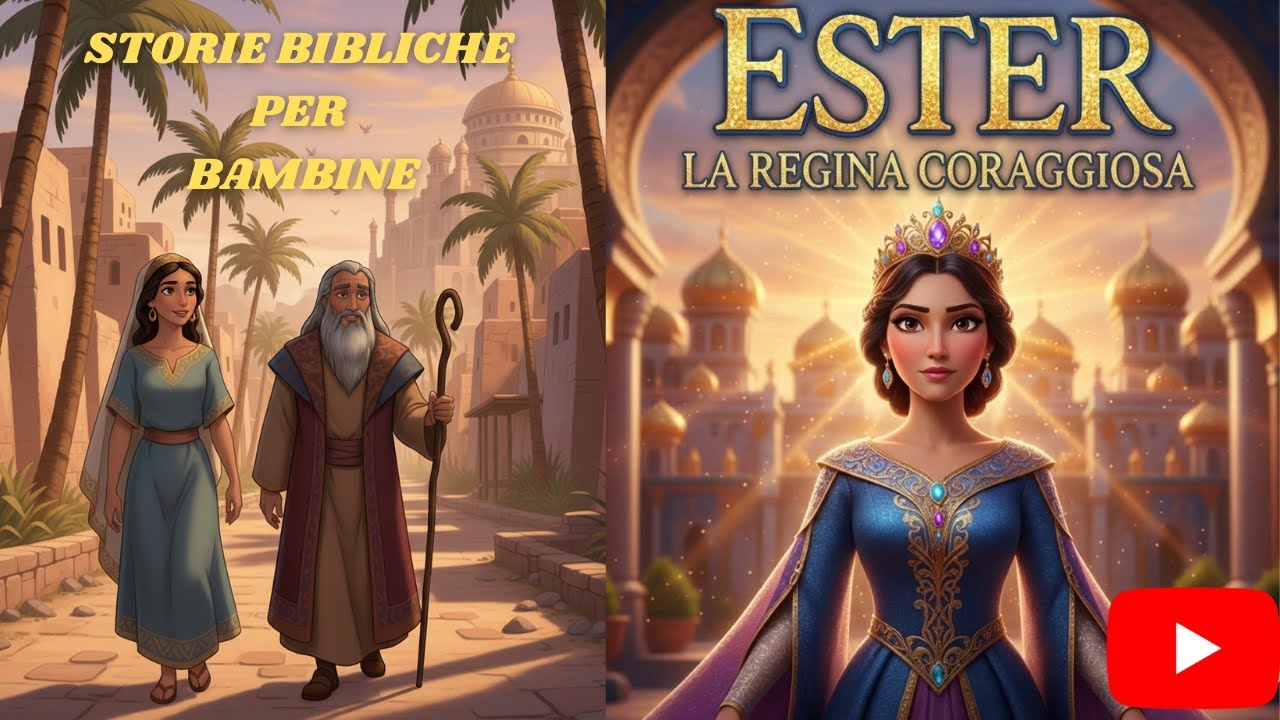 👑 Il Coraggio della Regina Ester/ Storia Biblica per Bambini/¡Coraggio e Fede! #ReginaEster#Storie