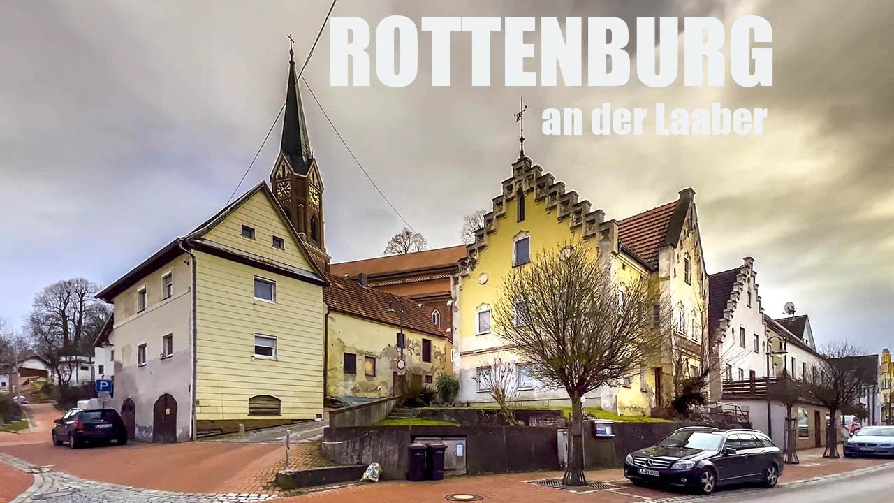 Rottenburg and der Laaber Small Town Walking tour HDR
