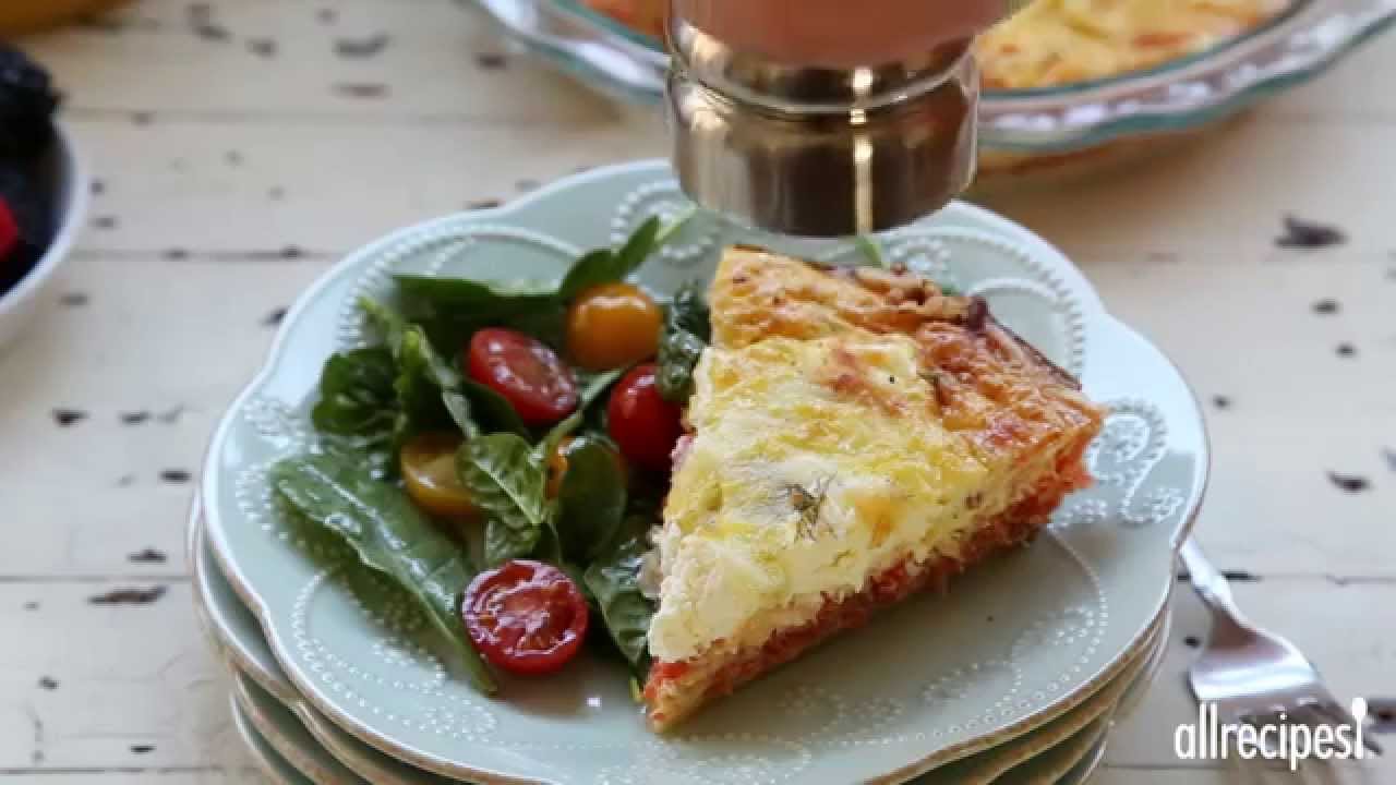 How to Make Smoked Salmon Quiche | Quiche Recipes | Allrecipes.com