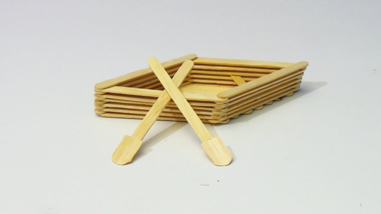 Como Fazer um Barquinho com Palitos de Picolé