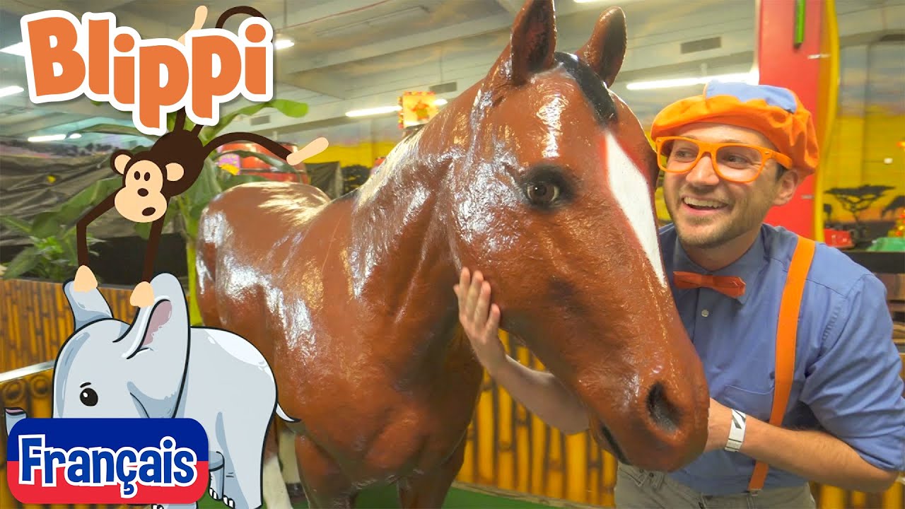 Blippi en français - Blippi à la découverte des animaux de la jungle | Apprendre les animaux