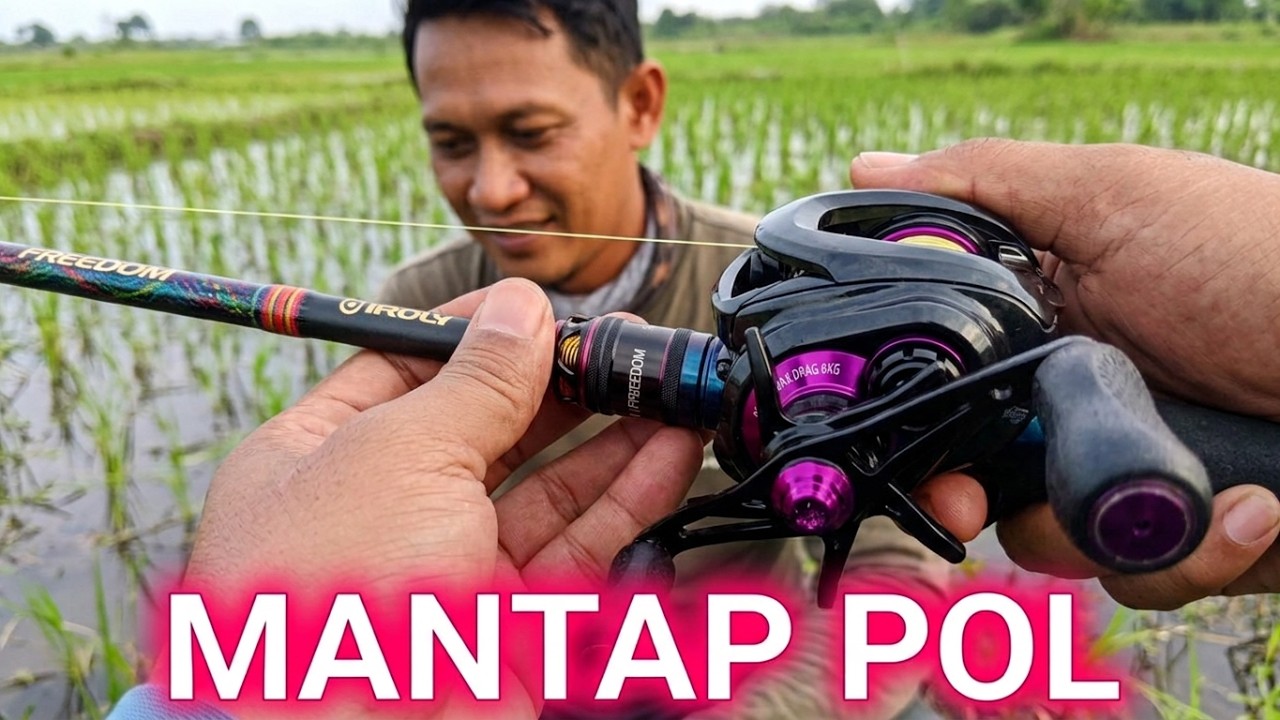 Test Field Joran Bc Iroly Freedom dan Reel Bc Seahunter Turbo Max | Mancing | Baitcasting #mancing