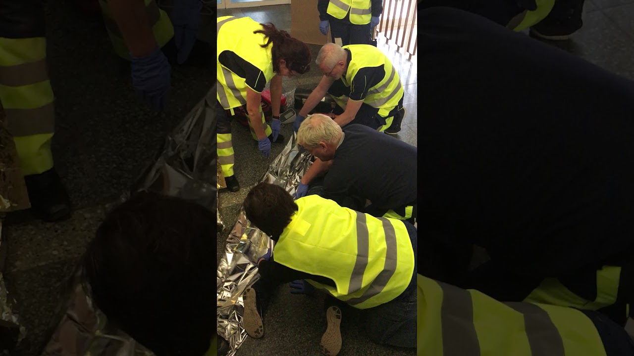 Anwendung Rettungsdecke