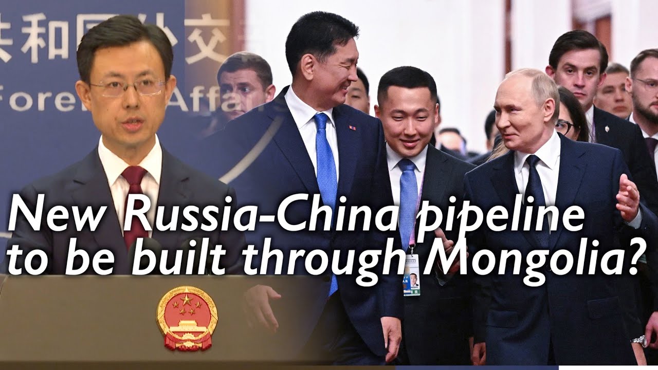 Spokesperson being asked on new Russian gas pipeline built through Mongolia to China