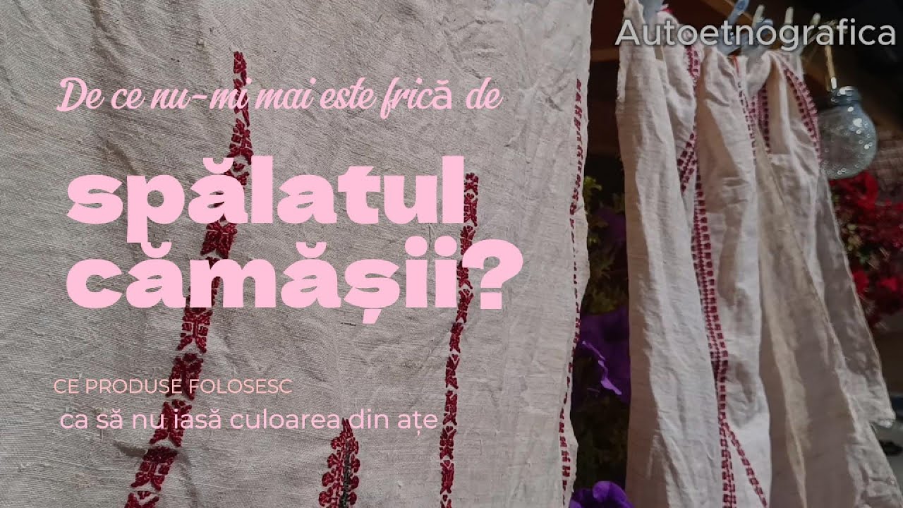 De ce nu mă MAI tem de ațele din care iese culoarea, la spălatul cămășii?