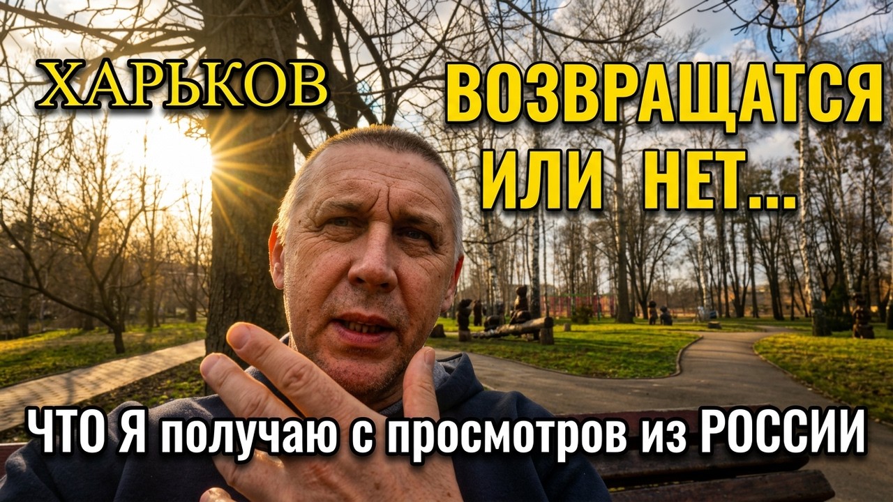 ХАРЬКОВ. ВОЗВРАЩАТСЯ ИЛИ НЕТ..ЧТО Я получаю с просмотров из РОССИИ.
