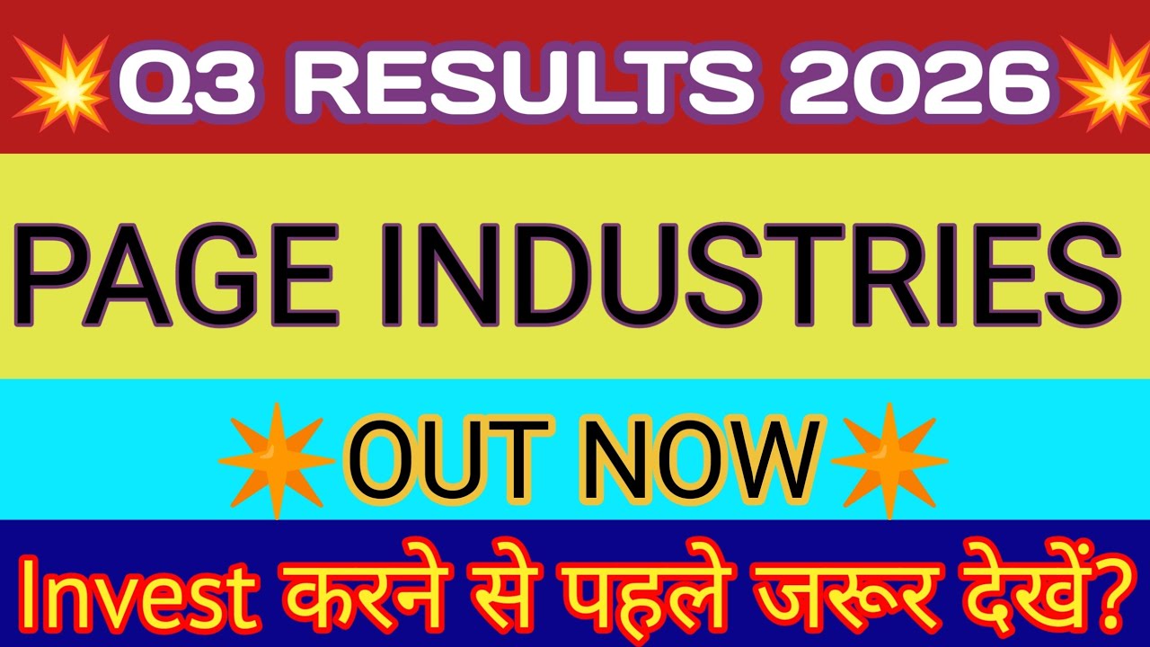 Page Industries Q3 Results 2026 🔴 Page Industries Results 🔴 Page Industries Share Result
