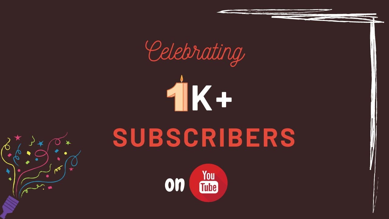 Celebrating 1000+ subscribers on YouTube | Watch full video to see the top comments.