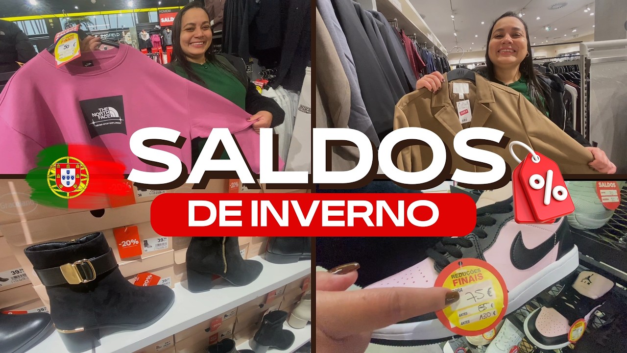 PREÇOS DO SALDO DE INVERNO EM PORTUGAL: ROUPAS E CALÇADOS
