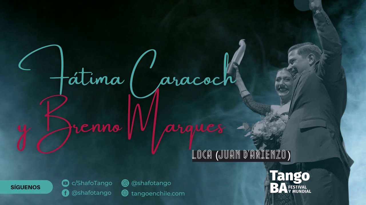 Baile de Campeones, TANGO PISTA 2024: Fátima Caracoch y Brenno Marques. Tango BA Festival y Mundial.