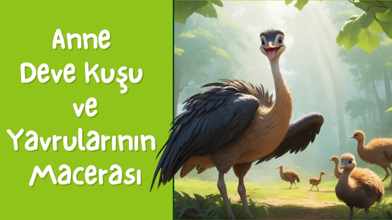 Anne Deve Kuşu ve Yavrularının Macerası | &Ccedil;ocuk Masalı | Uyku Masalı | Masal İzle