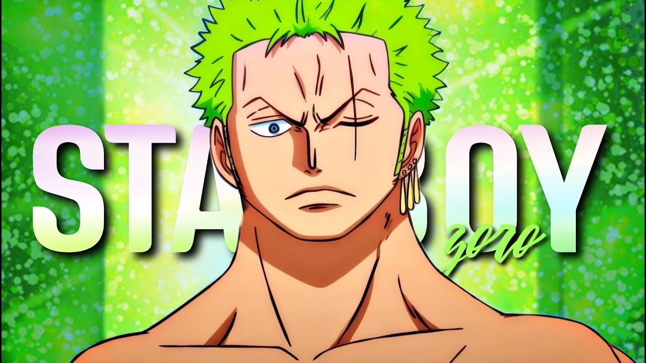 Roronoa zoro Edit - One piece AMV - Starboy - 4K