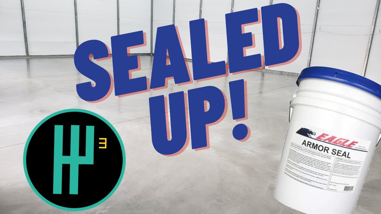 Sealing my Shop Floor w/Armor Seal