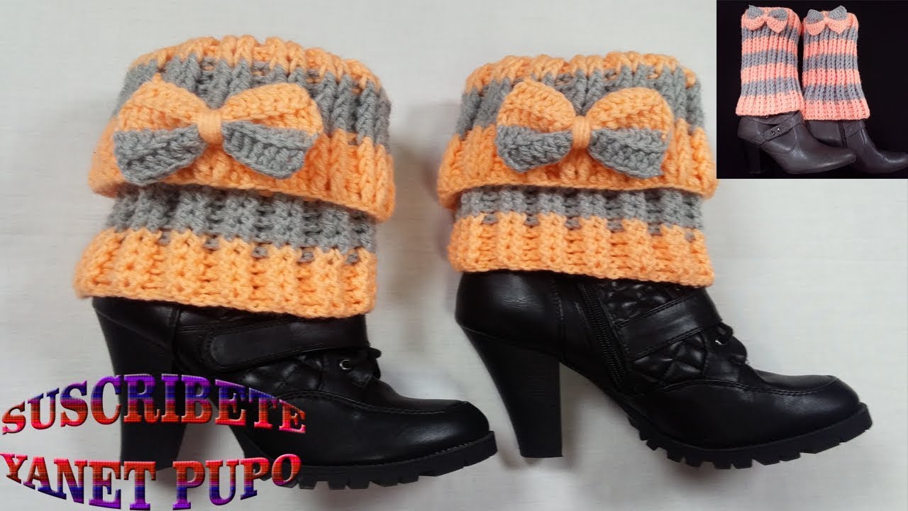 PASO A PASO PARA TEJER POLAINAS A CROCHET