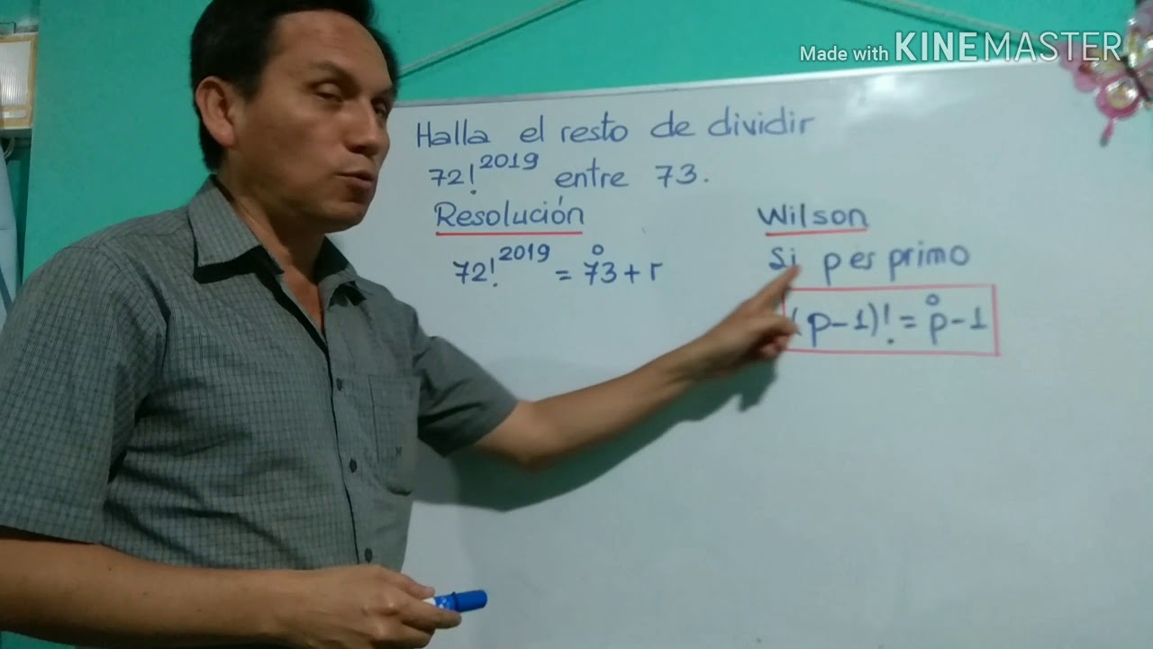 Teorema de Wilson (Teoría de Números)
