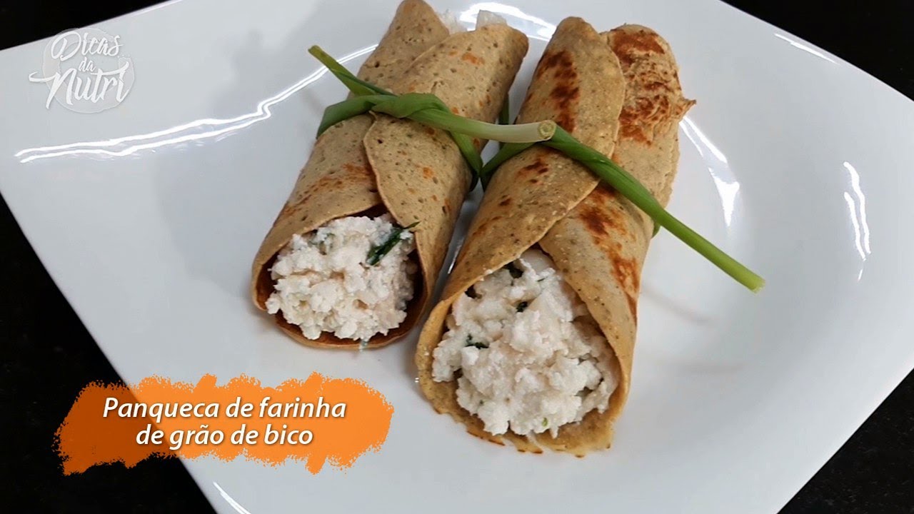 Dicas da Nutri • Ep 32 • Panqueca com Farinha de Grão de Bico